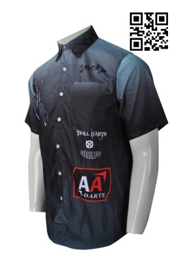 DS061 製造全件印鏢隊衫  設計香港個性鏢隊衫  網上下單鏢隊衫  鏢服版型 飛鏢隊衫 鏢隊衫製造商
