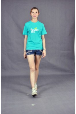 T529 網上印tee  真人試穿 模特示範 訂購團體環保衫  設計t-shirt款式   班tee供應商HK