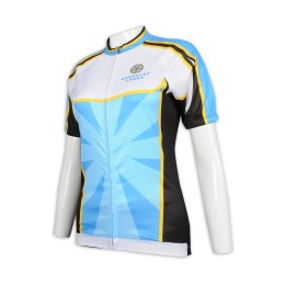 B157 訂造女裝長袖單車衫 撞色 單車衫製衣廠  訓練 B157 訂造女裝長袖單車衫 撞色 單車衫製衣廠  訓練