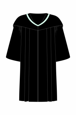來版訂購香港都會大學工程學理學碩士畢業袍 天藍色幼邊畢業披肩網上下單 DA356