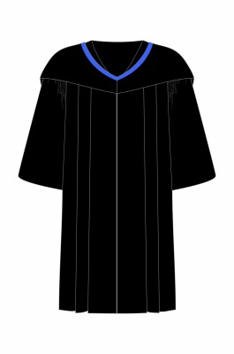 訂購香港都會大學護理學碩士畢業袍 深藍色幼邊畢業披肩網上下單 DA357