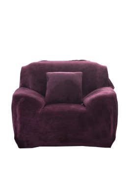 CAS002 製作沙發套款式   自訂毛絨沙發套款式  家居布藝 沙發巾 沙發罩 設計沙發套款式   沙發套製造商 紫色