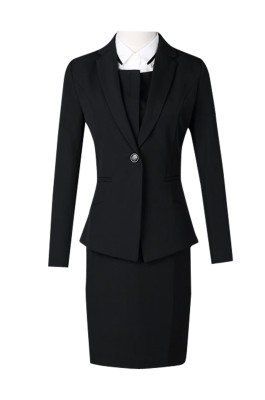 SKCS003  訂購職業套裝西裝裙 供應商務空姐制服 無袖馬甲連衣裙OL 西裝裙三件套
