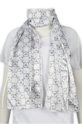 Scarf056 設計印花圍巾 時尚圍巾 圍巾製造商  男士圍巾  灰色圍巾