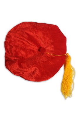 GGC013 訂做博士畢業多角帽 紅色絲絨帽 畢業帽供應商