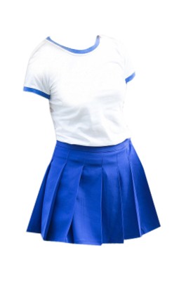 SKCU007 訂購純色啦啦隊服 大量訂造啦啦隊服 設計舞台演出服 啦啦隊服專營 現貨 價格