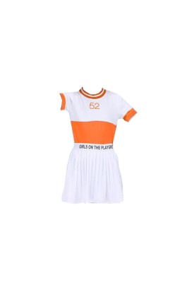 SKCU011 自製兒童啦啦隊服款式    製作分體啦啦隊服款式   訂造百褶裙啦啦隊服款式   啦啦隊服中心