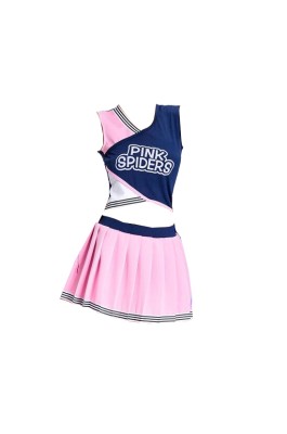 SKCU013 製作拼色啦啦隊服款式   訂造百褶裙啦啦隊服款式  賽車女郎 自訂表演服啦啦隊服款式  啦啦隊服專營