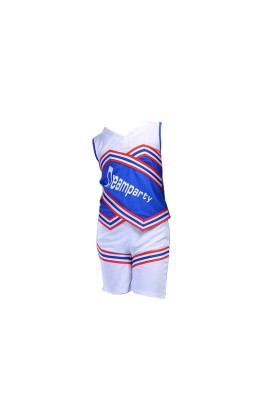 SKCU016 設計兒童啦啦隊服款式   製作無袖啦啦隊服款式   自訂足球寶貝啦啦隊服款式   啦啦隊服專營