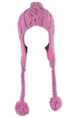 BEANIE012  可愛毛球線帽 訂購 針織毛線護耳冷帽 冷帽網站  嬰兒冷帽