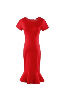 SKPD012 訂造魚尾裙連身裙款式   自訂修身職業連身裙款式   魚尾裙    製造包臀職業連身裙款式   職業連身裙工廠
