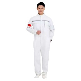 【訂製純棉阻燃防靜電連身服】|全環電紡2016/12860|通過標準:EN11612|250g立領設計|長袖束口|胸前灰色反光條|左臂紅旗繡章|阻燃連身服專門店     SKWK267--HEBI-HONGTUO-LZD250 【訂製純棉阻燃防靜電連身服】|全環電紡2016/12860|通過標準:EN11612|250g立領設計|長袖束口|胸前灰色反光條|左臂紅旗繡章|阻燃連身服專門店     SKWK267--HEBI-HONGTUO-LZD250