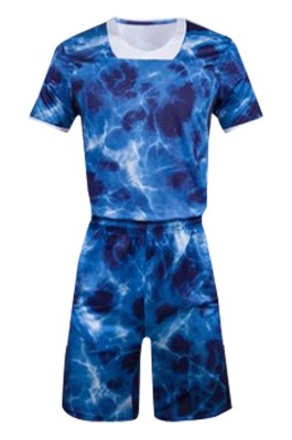 SKWTV046 訂做夏季迷彩籃球衫套裝 吸汗透氣 波衫供應商