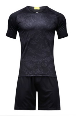 SKWTV050 訂做修身足球隊衫 後背拼接 波衫生產商