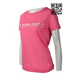 T714 製作女裝T恤款式   訂做LOGOT恤款式    自訂T恤款式   T恤製造商    粉紅色 T714 製作女裝T恤款式   訂做LOGOT恤款式    自訂T恤款式   T恤製造商    粉紅色