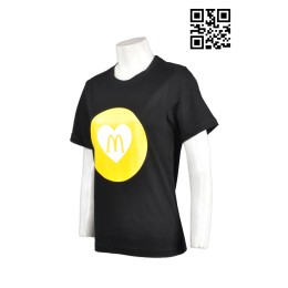 T565訂造快餐連鎖店T恤制服 訂購團體T恤 訂購T恤 絲印logoT恤  來樣訂做班tee t-shirt供應商HK    黑色 T565訂造快餐連鎖店T恤制服 訂購團體T恤 訂購T恤 絲印logoT恤  來樣訂做班tee t-shirt供應商HK    黑色