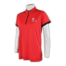 P427 短袖polo恤訂造  diy polo shirt  半胸拉鏈 polo shirt製造商  吸濕排汗polo衫    大紅色 P427 短袖polo恤訂造  diy polo shirt  半胸拉鏈 polo shirt製造商  吸濕排汗polo衫    大紅色
