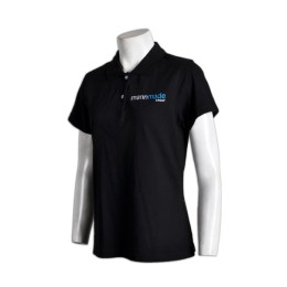 P466團體訂做女裝短袖衫  訂製黑色poloshirt  polo衫團體系列公司  POLO衫專門店    黑色 P466團體訂做女裝短袖衫  訂製黑色poloshirt  polo衫團體系列公司  POLO衫專門店    黑色