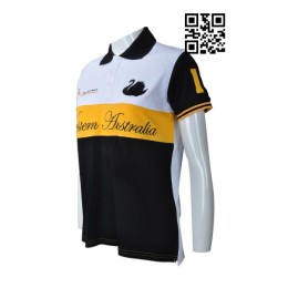 P734 設計休閒Polo恤款式   訂做繡花LOGOPolo恤款式  澳大利亞  墨爾本  馬術運動  跳欄  自訂女裝Polo恤款式    Polo恤專門店    白色撞色黑色、黃色 P734 設計休閒Polo恤款式   訂做繡花LOGOPolo恤款式  澳大利亞  墨爾本  馬術運動  跳欄  自訂女裝Polo恤款式    Polo恤專門店    白色撞色黑色、黃色