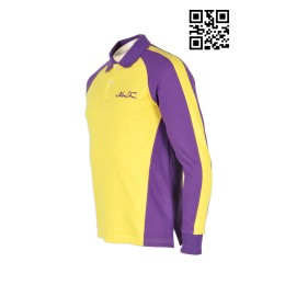 P507 長袖拼布撞色polo衫 在線訂購 LOGO繡花polo衫 插肩牛角袖 polo衫配搭 polo衫製造商    鮮黃色 P507 長袖拼布撞色polo衫 在線訂購 LOGO繡花polo衫 插肩牛角袖 polo衫配搭 polo衫製造商    鮮黃色