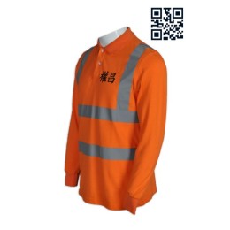 P591度身訂造反光帶Polo恤 網上下單Polo恤  長袖扁機袖  火鍋飲食行業 大量訂造Polo恤  Polo恤製造商     橙色 P591度身訂造反光帶Polo恤 網上下單Polo恤  長袖扁機袖  火鍋飲食行業 大量訂造Polo恤  Polo恤製造商     橙色