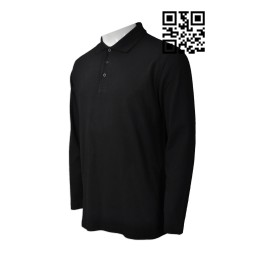 P747訂購長袖大碼Polo恤    定購弘立書院工作Polo恤  大量訂造Polo恤 Polo恤製造商    黑色 P747訂購長袖大碼Polo恤    定購弘立書院工作Polo恤  大量訂造Polo恤 Polo恤製造商    黑色