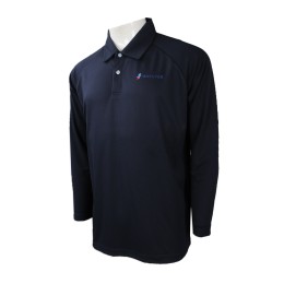 P970 度身訂做男裝長袖POLO恤 製作員工制服POLO恤 訂製航空科技 航空管理行業 長袖POLO恤製造商     黑色 P970 度身訂做男裝長袖POLO恤 製作員工制服POLO恤 訂製航空科技 航空管理行業 長袖POLO恤製造商     黑色