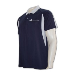 P173 polo t-shirt 批發 polo shirt 專門店     寶藍色    撞色領灰色 P173 polo t-shirt 批發 polo shirt 專門店     寶藍色    撞色領灰色