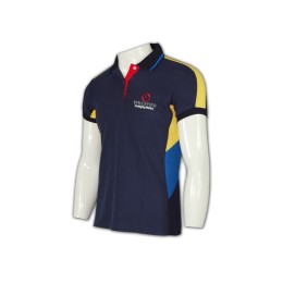 P260 polo恤團體服訂做 扁機撞色 1間 polo恤生產商     寶藍色 P260 polo恤團體服訂做 扁機撞色 1間 polo恤生產商     寶藍色