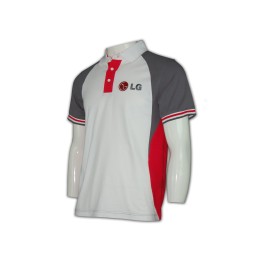 P255 翻領衫訂做 撞色胸筒  翻領衫工廠  插肩牛角袖     白色 P255 翻領衫訂做 撞色胸筒  翻領衫工廠  插肩牛角袖     白色