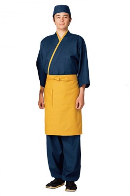 SKBB008 訂購日式餐廳制服 長款半身圍裙 日式圍裙  圍裙製造商