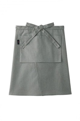 SKBB010 訂購西餐廳半身圍裙 灰色侍應圍裙  圍裙製造商