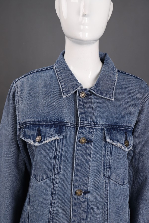 custom blue denim jacket denim garment factory