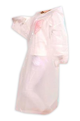 SKRT048  製造童裝加厚雨衣 設計EVA環保雨衣 連帽抽繩 啪鈕 上學 旅遊 戶外活動  雨衣供應商  即用即棄  EVA雨衣