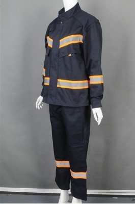 iG-BD-CN-009 来样订制套装工业制服 设计可调节袖 反光带工业制服 工业制服中心