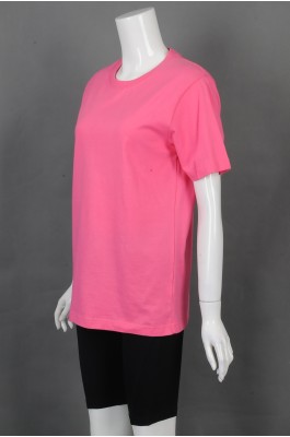 iG-BD-CN-178 订制粉色圆领T恤团体制服 设计紧身短裤 拉链袋口团体制服 团体制服供应商
