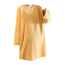 SKUFPW001 製造孕婦裝長袖T恤  設計圓領T恤 淨色  孕婦裝供應商 SKUFPW001 製造孕婦裝長袖T恤  設計圓領T恤 淨色  孕婦裝供應商