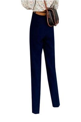 經典法式西褲   復古顯白顯瘦   寶藍色   高腰錐形西裝褲  SKWT026