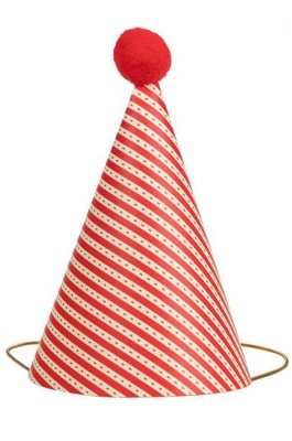  大量訂製毛絨球派對帽  設計生日裝飾帽 派對帽專門店 SKAC010