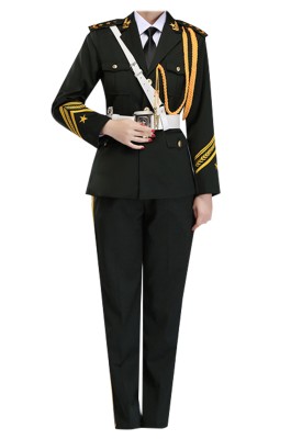 訂購女裝步操隊服套裝  個人設計緩帶升旗手服   升旗儀式典禮服供應商 SKFRS014