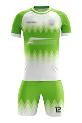 訂造社團足球服 設計撞色圓領短袖套裝足球服 足球套裝生產商  FJ012