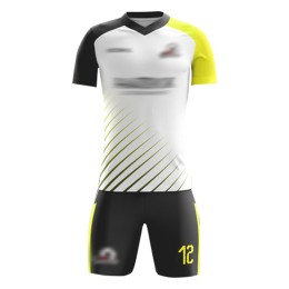 大量訂製美式足球服套裝 設計撞色袖V領間條短褲足球服 足球服套裝製衣廠  FJ015 大量訂製美式足球服套裝 設計撞色袖V領間條短褲足球服 足球服套裝製衣廠  FJ015