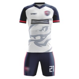 製造比賽足球服 設計V領整件LOGO吸濕排乾足球服套裝 足球服套裝中心  FJ017 製造比賽足球服 設計V領整件LOGO吸濕排乾足球服套裝 足球服套裝中心  FJ017