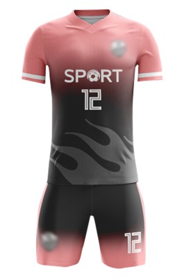 訂造訓練足球服  自訂DIY短袖比賽足球服套裝足球服供應商 FJ028