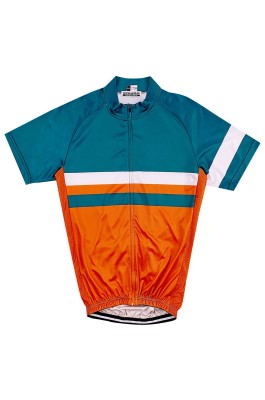 訂做短袖拼色圓領單車衫  時尚設計吸濕排汗透氣比賽單車衫  單車衫生產商  SKCSCP006
