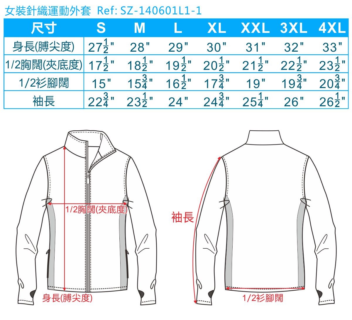 女è£éç¹éåå¤å¥å°ºå¯¸