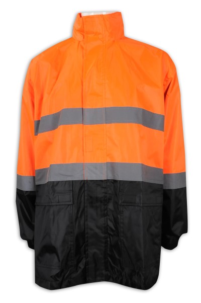 custom-made fluorescent industrial uniform jacket long-sleeved ...