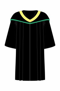 製造澳門城市大學法律學院學士畢業袍黃色披肩長袍畢業袍生產商DA299