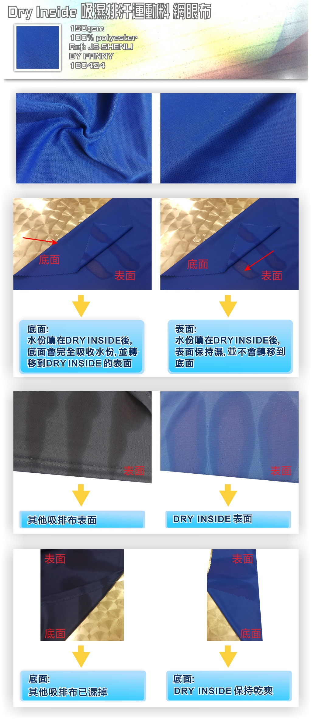 吸濕排汗運動料 網眼布
