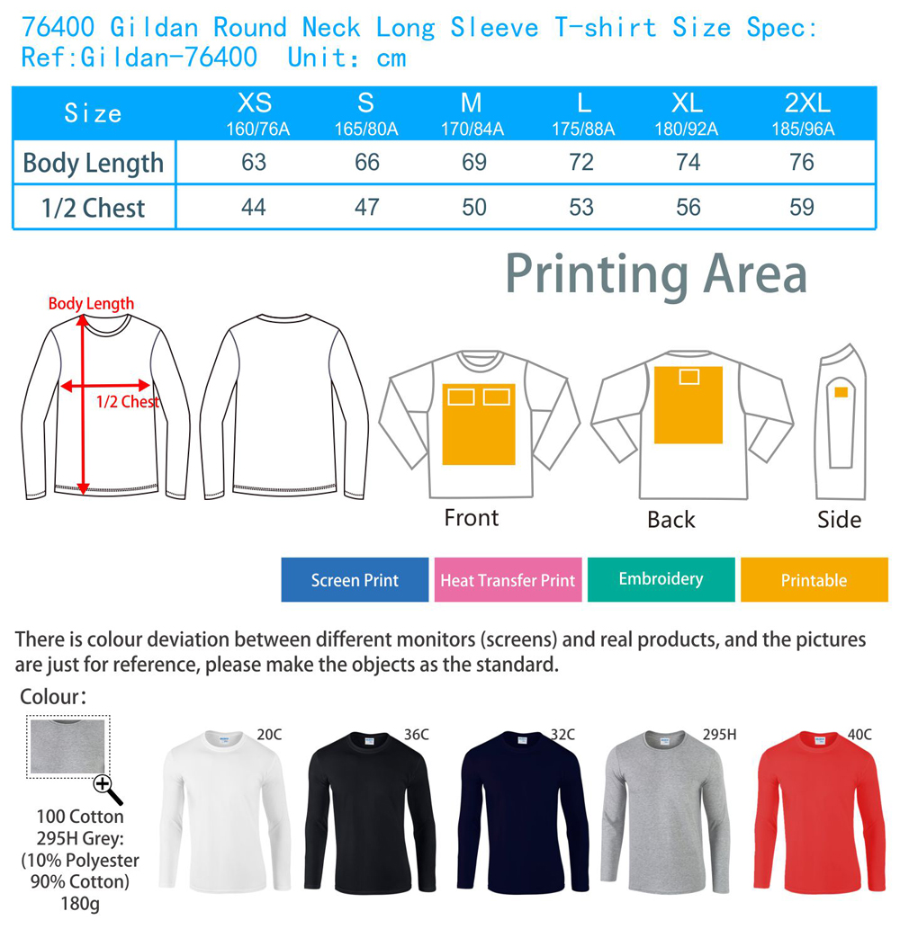 Gideon T Shirt Size Chart